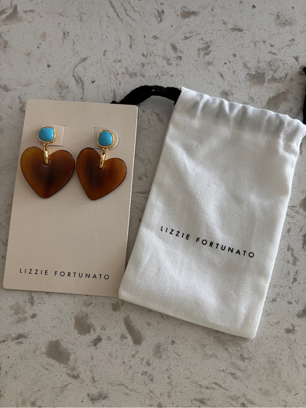 LIZZIE FORTUNATO Dulcinea Heart Earrings - Picture 3 of 5